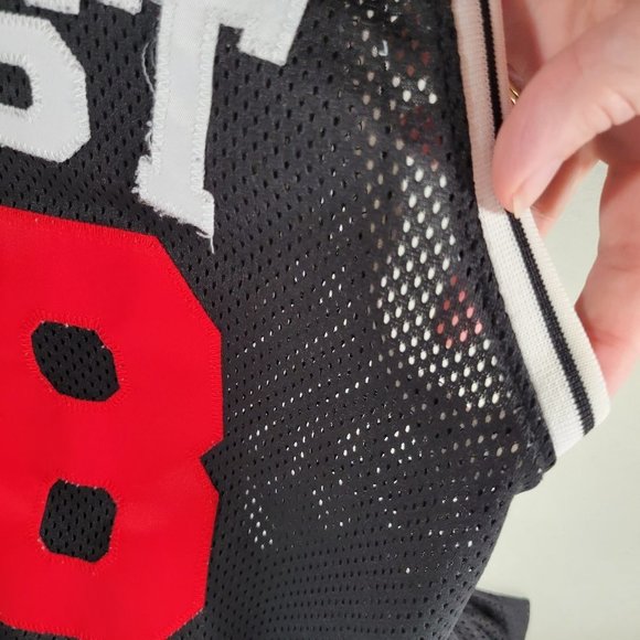 Forever 21 Shirt Womens Small Black Jersey Mesh West Coast California - Picture 4 of 5